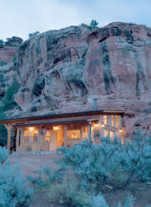 Canyon Culture: A House Built into a Rock Wall Image